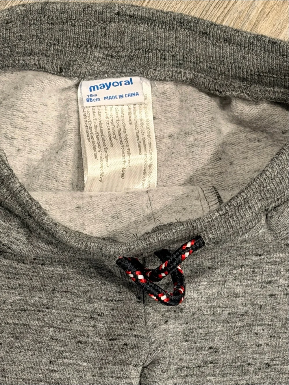 Mayoral Gray Heather Jogger Sweatpants
